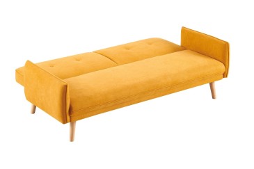 Sofá cama CLIC CLAC em cor laranja ao MELHOR PREÇO