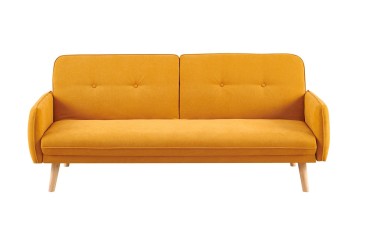 Sofá cama CLIC CLAC em cor laranja ao MELHOR PREÇO