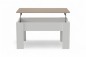Mesa de centro elevable VIKA Carvalho e Branco Mesa de centro elevable VIKA Carvalho e Branco