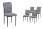 Pack 4 sillas VIRTUS Gris Ocuro Pack 4 sillas VIRTUS Gris Ocuro