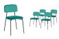 Pack 4 sillas CAPRI Verde Pack 4 sillas CAPRI Verde