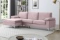 Sofá Chaiselongue LUSINA REVERSIBLE Malva Claro Sofá Chaiselongue LUSINA REVERSIBLE Malva Claro