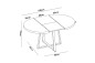 Mesa de salón Extensible DUNA Nordic Mesa de salón Extensible DUNA Nordic