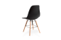 Pack 4 cadeiras NORDIC pretas design Pack 4 cadeiras NORDIC pretas design