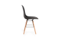 Pack 4 cadeiras NORDIC pretas design Pack 4 cadeiras NORDIC pretas design