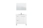 Móvel de casa de banho AKTIVA branco com 2 portas, 2 gavetas e espelho Móvel de casa de banho AKTIVA branco com 2 portas, 2 gavetas e espelho