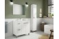 Mueble de Baño AKTIVA Blanco 2 Puertas 2 Cajones y Espejo