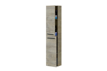 Coluna de banho de 2 portas para colgar na cor Carvalho ALASKA