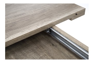 Mesa de salón - comedor BUFFALO Roble Antiguo extensible 160 - 200 cm. 