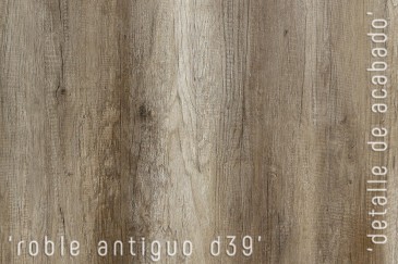 Sala de estar - Mesa de jantar BUFFALO Carvalho antigo extensível 160 - 200 cm.