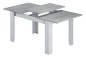 PACK Mesa extensible cemento + 4 Sillas Yuri Gris