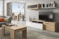Pack salón completo Nexus color Roble Canadian y Blanco Brillo Pack salón completo Nexus color Roble Canadian y Blanco Brillo