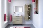 Pack Mueble de Baño ATHENA Robles 2 cajones con espejo + Columna 1P