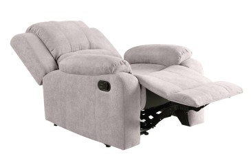 Sillón Relax BISHOP tapizado en color beige al MEJOR PRECIO