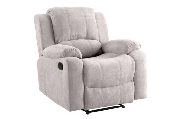 Sillón Relax BISHOP tapizado en color beige al MEJOR PRECIO