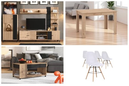 Pack Ahorro muebles de salón AVIGNON en ATRAPAmuebles