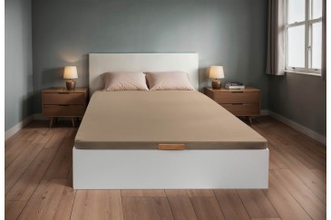 Quarto de casal MAIA + sommier com arrumação + Cómoda com 5 gavetas ao MELHOR PREÇO