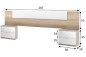 PACK Dormitorio MEDITERRANEO + Canapé RECKTO 150 + Colchón LUND + Cómoda PACK Dormitorio MEDITERRANEO + Canapé RECKTO 150 + Colchón LUND + Cómoda