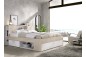Cama compacta LANKA 150 Natural/Blanco Cama compacta LANKA 150 Natural/Blanco