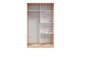 PACK Quarto MEDITERRANEO + Cama Rebatível RECKTO 135 + Roupeiro TOP + Cómoda com Gavetas