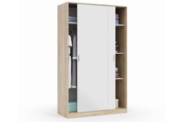 Pack Quarto de casal + Sommier com arrumação + Colchão 150x190 AO MELHOR PREÇO + Roupeiro
