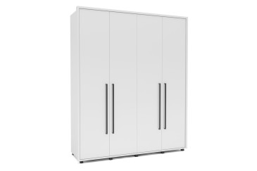 Roupeiro 4 portas 2 gavetas em branco ao melhor preço da internet