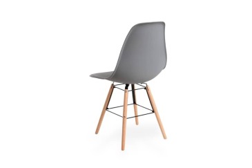 Conjunto de 4 cadeiras de design na cor cinzenta