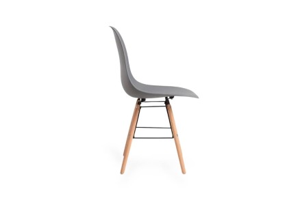 Pack 4 sillas NORDIC Gris diseño