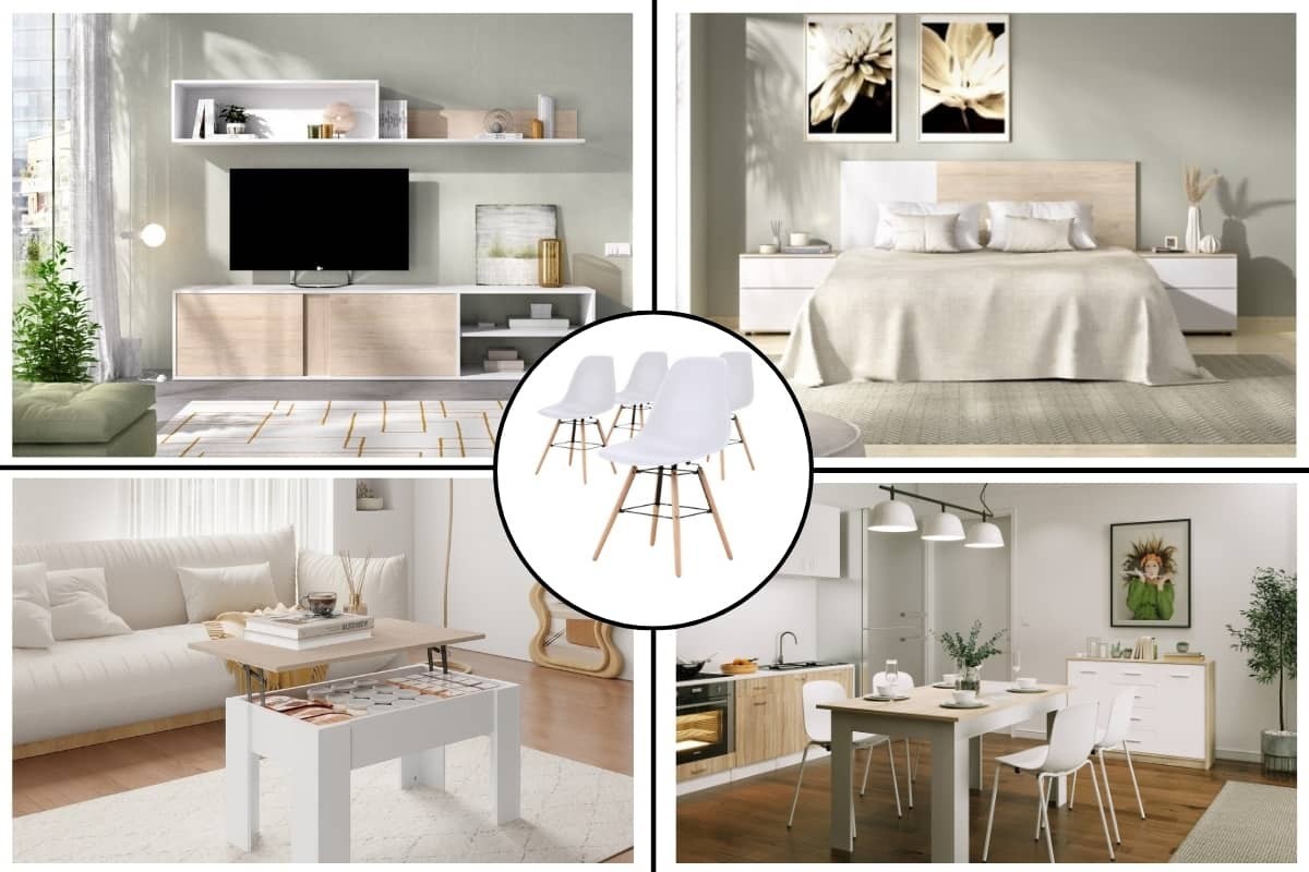 Apartamento completo 36 - ATLANTA MAIA (Sillas Nordic blancas) Apartamento completo 36 - ATLANTA MAIA (Sillas Nordic blancas)