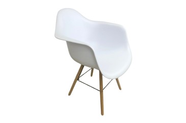 Conjunto de 2 cadeiras LYS Design em cor branca