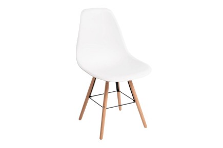 Pack 4 cadeiras NORDIC de design branco