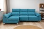 Chaise Longue Esquerda Fiore Turquesa