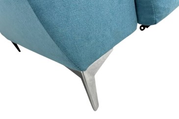 Sofá Chaise Longue Esquerda FIORE em azul Turquesa ao MELHOR PREÇO