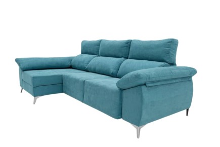 Chaise Longue Esquerda Fiore Turquesa