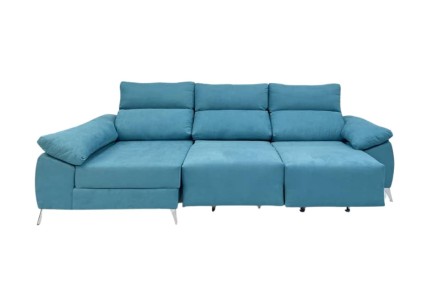 Chaise Longue Esquerda Fiore Turquesa