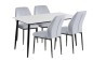 Pack de 4 sillas LULILA Gris