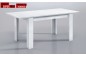 Pack de 1 mesa de sala extensível em branco brilho + 4 cadeiras Sakura bege Pack de 1 mesa de sala extensível em branco brilho + 4 cadeiras Sakura bege