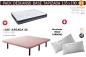 Pack AHORRO Descanso - Base + Colchón Natura Viscoelástico 135x190 Pack AHORRO Descanso - Base + Colchón Natura Viscoelástico 135x190