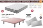 Pack AHORRO Descanso - Base ANKARA Visco 135x190 Pack AHORRO Descanso - Base ANKARA Visco 135x190