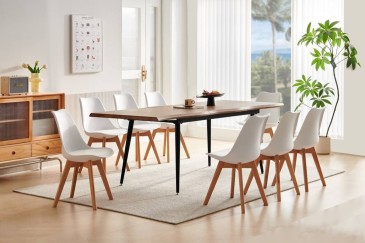 Mesa de salón Extensible WAVE Natural