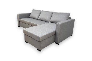 Chaise Longue Cama LISBOA Cinzento CLARO REVERSÍVEL