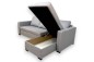 Chaise Longue Cama LISBOA Cinzento CLARO REVERSÍVEL Chaise Longue Cama LISBOA Cinzento CLARO REVERSÍVEL