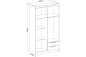 Armario NERO 4 Puertas 2 Cajones Blanco