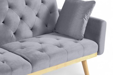 Sofá-cama CLIC CLAC em cor CINZA ao MELHOR PREÇO