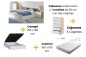 PACK Dormitorio MEDITERRANEO + Canapé RECKTO 150 + Colchón LUND + Cómoda PACK Dormitorio MEDITERRANEO + Canapé RECKTO 150 + Colchón LUND + Cómoda