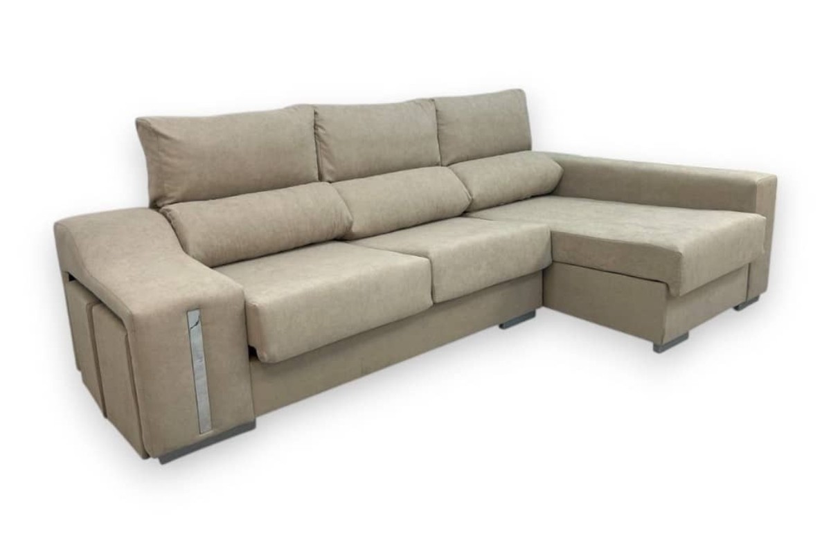 Chaise Longue Direita OSCAR Bege