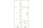 Armario NERO 4 Puertas 2 Cajones Roble Armario NERO 4 Puertas 2 Cajones Roble