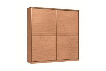 Armario correderas MASTER con 2 cajones Cedro y Blanco (reversible)