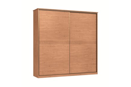 Armario correderas MASTER con 2 cajones Cedro y Blanco (reversible)