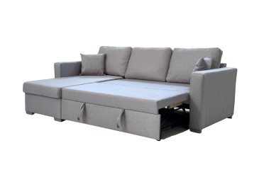 Chaise Longue Cama LISBOA Cinzento CLARO REVERSÍVEL
